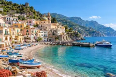 AI illustration inspired by Cetara, Amalfi Coast
