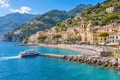 AI illustration inspired by Minori, Amalfi Coast