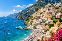 AI illustration inspired by Positano, Amalfi Coast