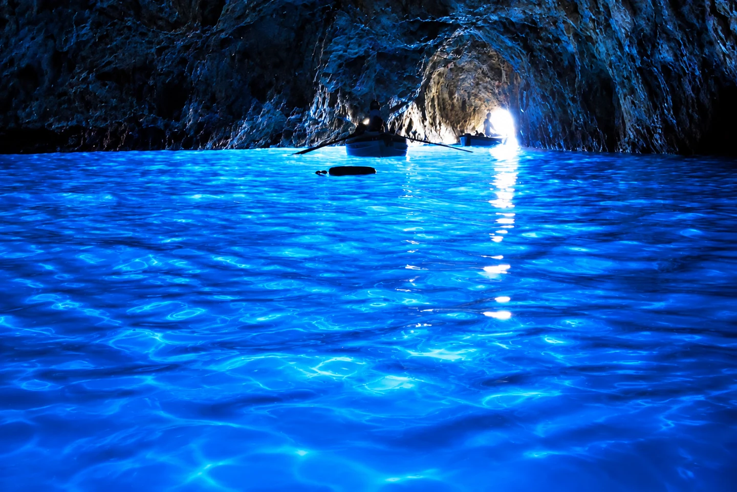 Grotta Azzurra — Blue Grotto — AI-enhanced photograph