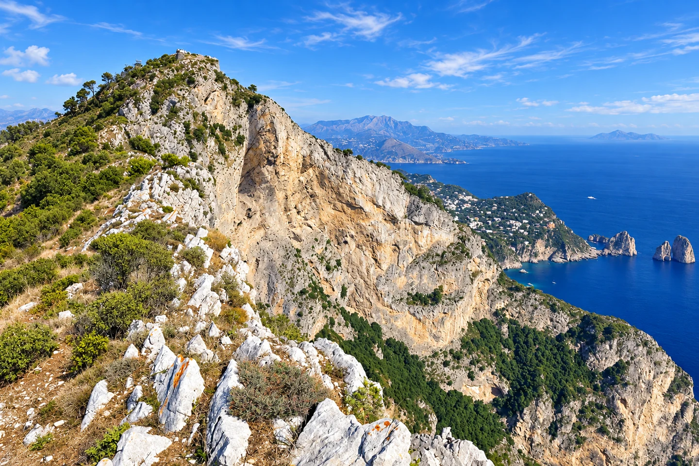 Monte Solaro — AI-enhanced photograph
