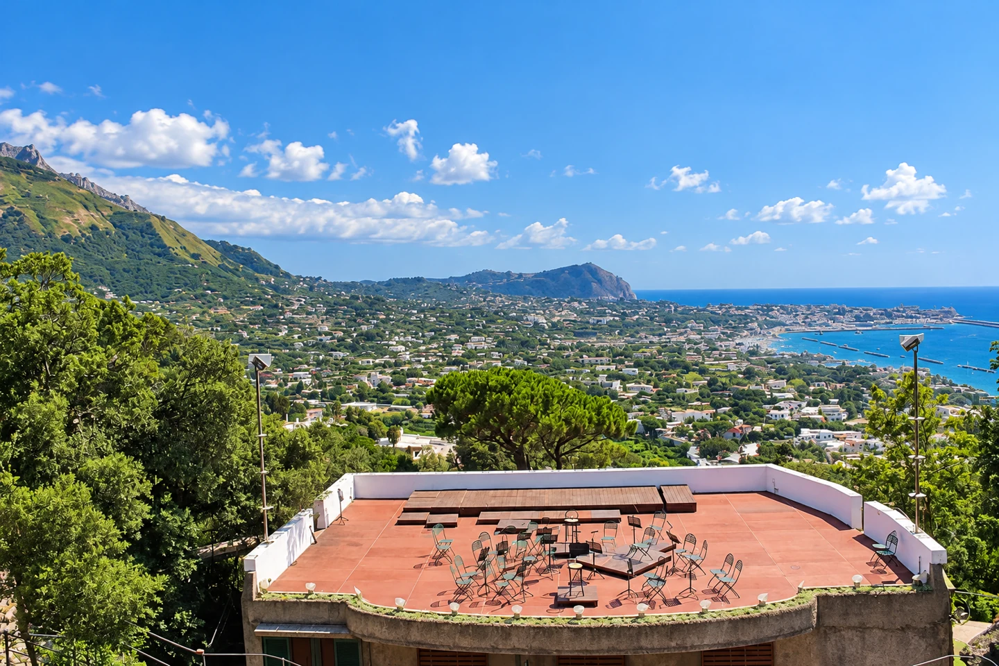 Giardini La Mortella — AI-enhanced photograph