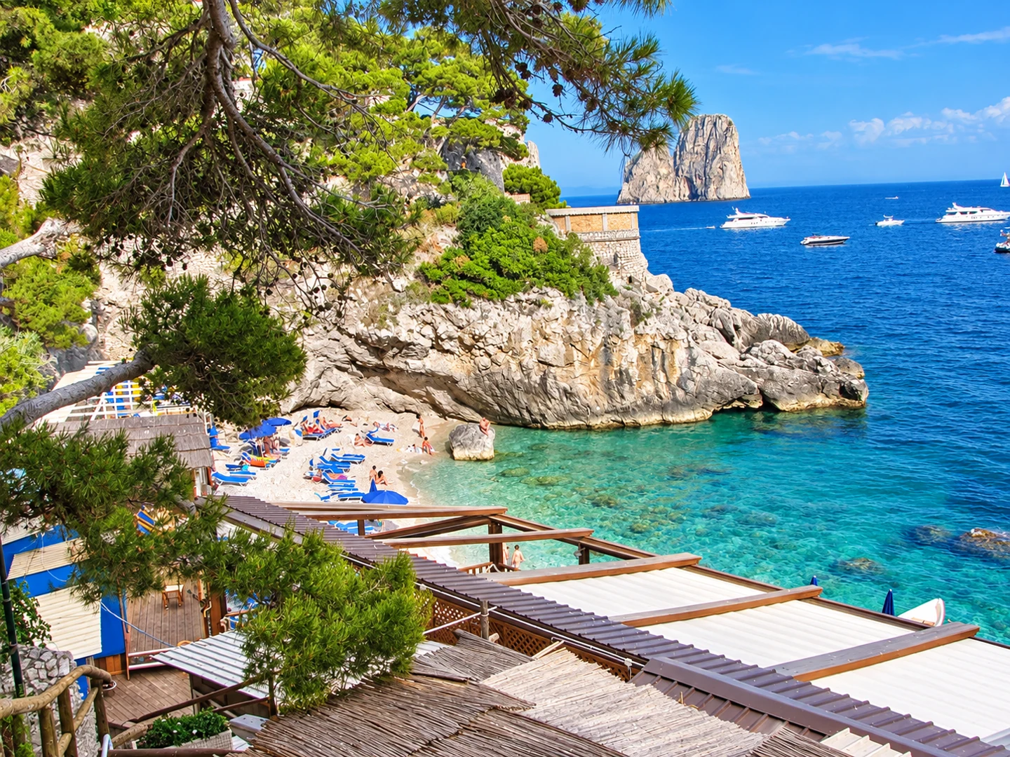 Marina Piccola — Capri — AI-enhanced photograph