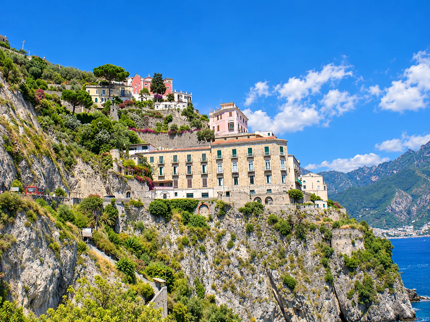 Castiglione di Ravello (Ravello Mare) — AI-enhanced photograph