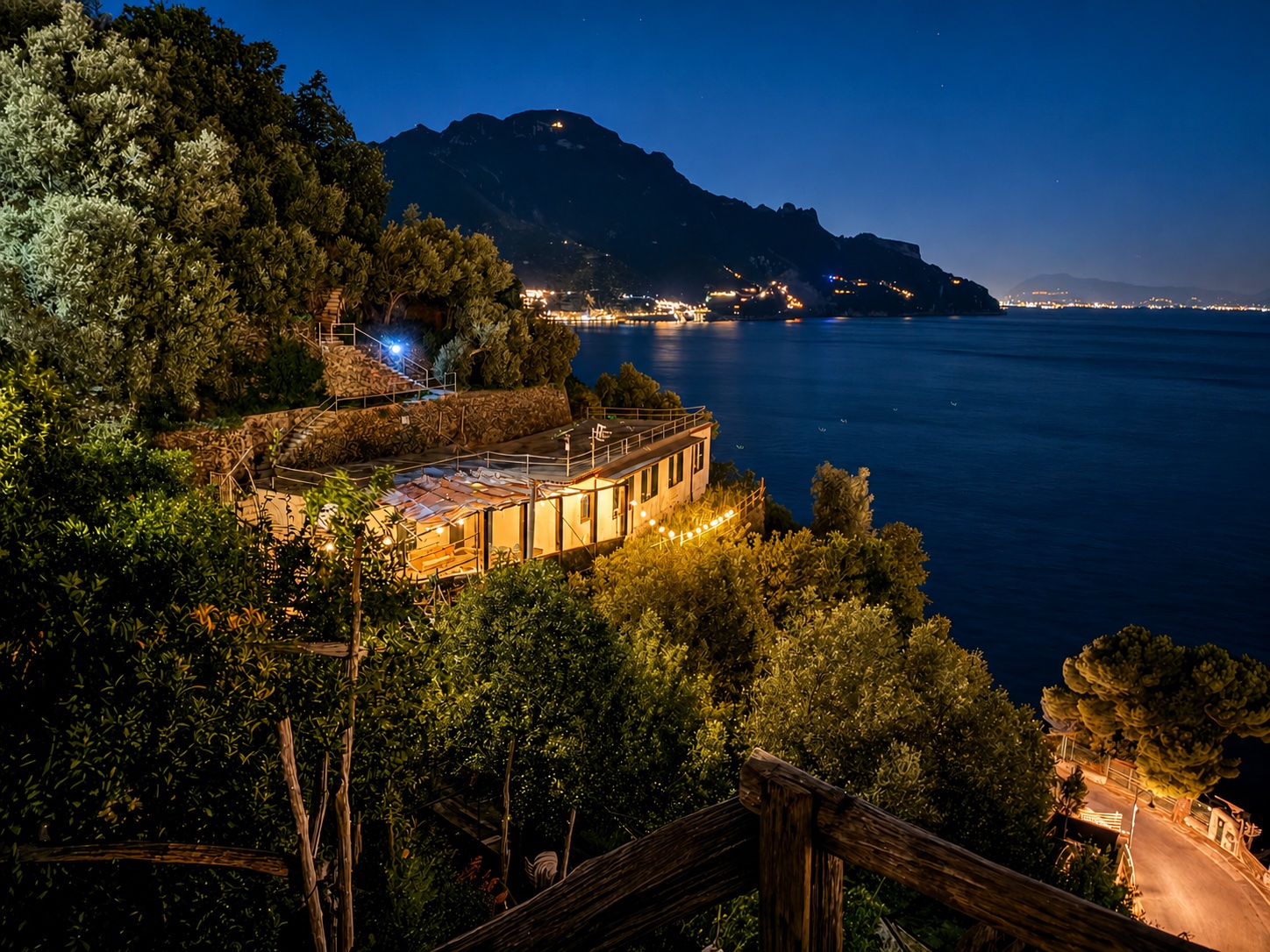 Villa Mansi luxury cliffside property overlooking the Mediterranean Sea on the Amalfi Coast